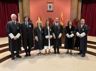 Acto de jura de ascenso a categoría de magistrados y magistrada